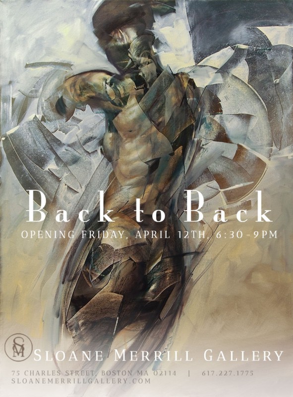 Oil Painting on exhibit at BACK TO BACK group show